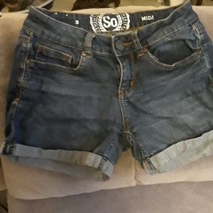 SO midi shorts